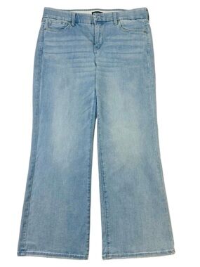 NYDJ wide leg Waist Match jeans Medium Crystalline Wash stretch denim casual